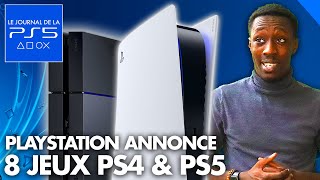 PS4 amp PS5  PlayStation ANNONCE 8 NOUVEAUX JEUX  💥 Horizon Forbidden West God of War Sony Bend [upl. by Trillbee]