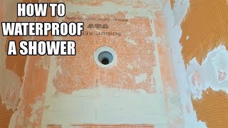 Install Schluter Kerdi Shower Kit Quick and Easy [upl. by Terchie]