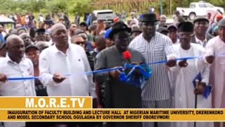 Gov Secondary School Ogulagha Faculty Building Lecture Halls Nigerian Maritime University Okerenkoko [upl. by Yrrap]