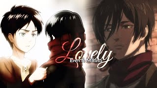 Eren amp Mikasa AMV 4x11 Lovely [upl. by Leelah771]