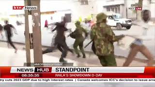 Heavy security presence outside KICC ahead of Azimio demos [upl. by Ciro]