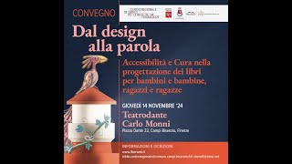 DAL DESIGN ALLA PAROLA  Editoria accessibile e design [upl. by Ileek]