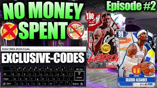 I Used Free Exclusive Locker Codes and Free Players to Upgrade My Team NBA 2K24 No Money Spent 2 [upl. by Latsyc]