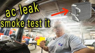 The Easiest Way To Find A AC leak  SMOKE TEST IT [upl. by Danae]