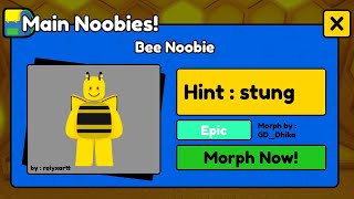 How to get BEE Noobie in FIND THE NOOBIES MORPHS Roblox [upl. by Markus]