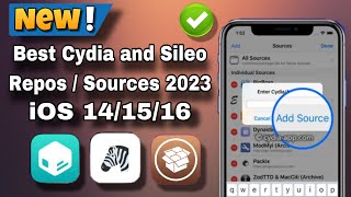 Best Cydia and Sileo Repos  Sources 2023 supports iOS 141516 [upl. by Niamjneb626]