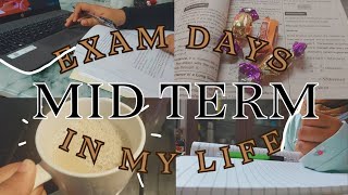 Exam days in my life📚 PCMB 12 Grader🍃 Studying😮‍💨 Coffee☕ Fathima Shalin [upl. by Mmada]