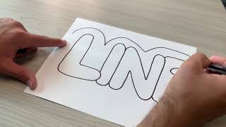 HOW TO DRAW BUBBLE LETTERS Graffiti Tutorial for Beginners Designing Graffiti Elementary Level [upl. by Daniella]