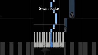 Tchaikovsky  Swan Lake Theme Intermediate Piano Tutorial [upl. by Urquhart267]