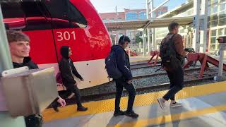 My First Ride on Caltrain’s Electric KISS Trains [upl. by Arraik]