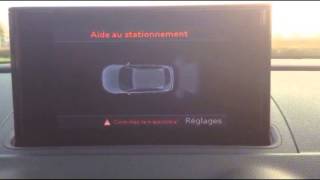 Audi A3 8V Affichage radar recul MMI [upl. by Carolyn]