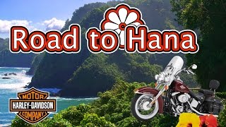 Road to Hana  Maui Hawaii  HarleyDavidson Heritage Softail Classic [upl. by Conlee]