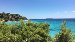 Koviou beach  Sithonia Halkidiki [upl. by Ailat272]