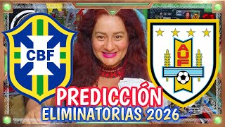 Brasil Vs Uruguay eliminatorias Sudamericana prediccionesdeportivas pronosticos predicciones [upl. by Ekaterina]