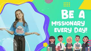 BE A MISSIONARY  Christian children song  Kids song [upl. by Holcomb656]