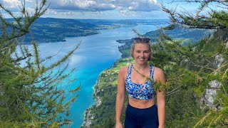 Hiking Grosse Schoberstein  Attersee  Austrian Lake view [upl. by Areip]