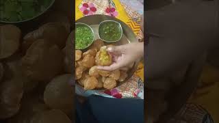 Golgappa eating food golgappa [upl. by Ahsirtal351]