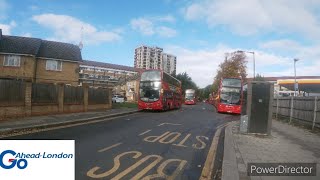 Full route visual 476 Northunderland park  Kings Cross WVN3 LK59FEU Go Ahead London [upl. by Hake94]