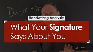 Handwriting Analysis What Your Signature Says About You [upl. by Nebuer]