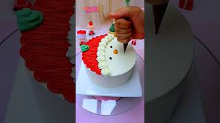 Merry Christmas Cake Decorating Ideas christmas cake decorating cakedecorating [upl. by Aiak71]