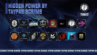 HIDDEN POWER by TAYPAN SCRIMS TOURNAMENT [upl. by Nwahsit]