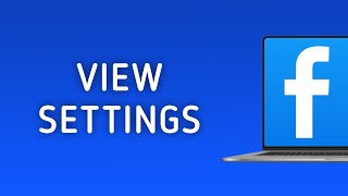 How to View Settings On Facebook On PC [upl. by Harneen]