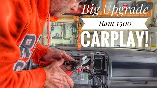 2016 Ram 1500 Upgrade Radio to support CarPlay [upl. by Hoj68]