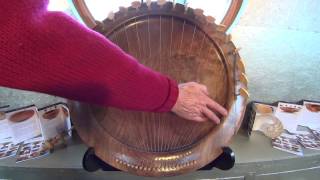 Walnut 21 string Lyre Bowl [upl. by Acinorrev]