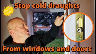 How to adjust a uPVC door or window to stop cold air draughts [upl. by Naelcm360]