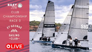 ST GEORGE SAILING CLUB CLUB CHAMPIONSHIP RACE 3 [upl. by Idou567]