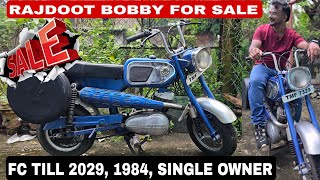 RAJDOOT BOBBY FOR SALE  1985 MODEL  FC TILL 2029  SINGLE OWNER  TN REGISTERED  ARK Diaries [upl. by Nimad810]