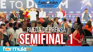 Eurovision 2019 Semifinal 1 Rueda de prensa de los ganadores  En directo [upl. by Allimac144]