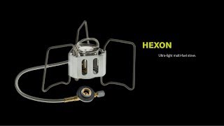 Using the HEXON MULTIFUEL on Gas  EDELRID [upl. by Lirbij]