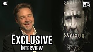 Russell Crowe  Noah Exclusive Interview [upl. by Lona]