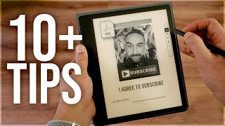 Kindle Scribe  10 Best Features  Tips amp Tricks [upl. by Ralyt]