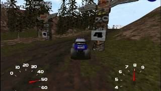 Lets Play Monster Truck Madness 2 Part 1 [upl. by Nauqit]