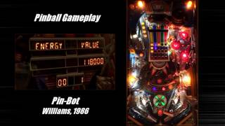 PinBot pinball machine gameplay Williams 1986 [upl. by Hirsch]