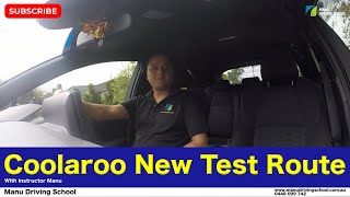 Coolaroo New Driving Test Route  Manu Driving School [upl. by Nnaerb]