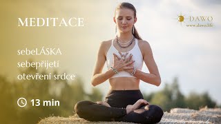 10 min VEDENÁ MEDITACE pro sebeLÁSKU sebepřijetí a otevření srdce ♡ Zastav se a miluj [upl. by Cram]