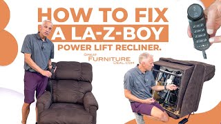 How to fix a LaZBoy recliner and know what is wrong Help finding the correct replacement parts [upl. by Sparke]