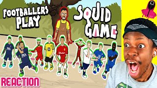 442oons  Footballers Play SQUID GAME Feat 33 Footballers Frontmen 36 Reaction [upl. by Dric]