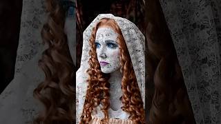 Cracked Porcelain Doll 👰🏼‍♀️ Halloween Makeup Tutorial 🎨 inspo irisxgrace 🤍 [upl. by Bennir]