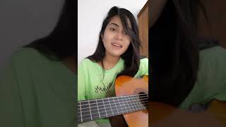 දෑසම රිද්දන short cover  cover by Imalsha Sewwandi  dasama riddana acoustic guitar cover [upl. by Ahsimat117]