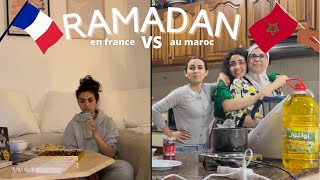 RAMADAN EN FRANCE 🇫🇷 VS MAROC 🇲🇦 [upl. by Primalia]