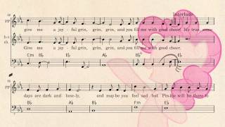 Sheet Music Smile Song  vocals chords and bassline [upl. by Aehsel]