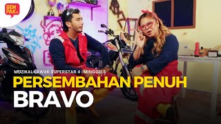 PERSEMBAHAN PENUH BRAVO  MINGGU 5  MUZIKAL LAWAK SUPERSTAR 4 [upl. by Megen]