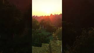 shorts Minecraft sunrise Patrix 256x  SEUS ray tracing [upl. by Torry312]