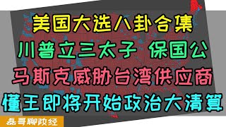 美国大选八卦合集！川普立三太子封马斯克为保国公，马斯克威胁台湾供应商搬出台湾岛，伊万卡背刺川普经过，宾州阿米什人投票懂王竟然是美国华裔的功劳，制造业能否回流美国？ [upl. by Etiam]