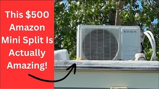 ROVSUN Mini Split Review  Upgrade Full Time RV Air Conditioning to Mini Split on a Budget [upl. by Farlie59]