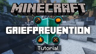 How To Install amp Setup GriefPrevention On Your Minecraft Server [upl. by Brookhouse541]